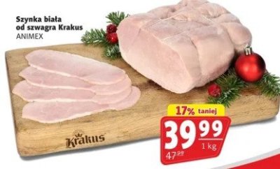 Szynka biała od szwagra Krakus promocja w Prim Market