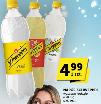 Napój Schweppes wybrane rodzaje promocja w Groszek
