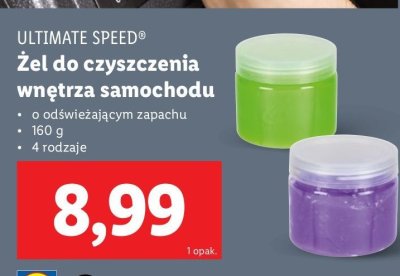Żel do czyszczenia samochodu Ultimate speed promocja