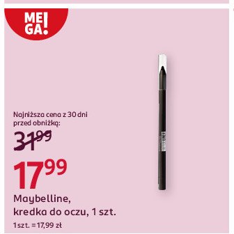 Kredka do oczu MAYBELLINE TATOO LINER promocja w Rossmann