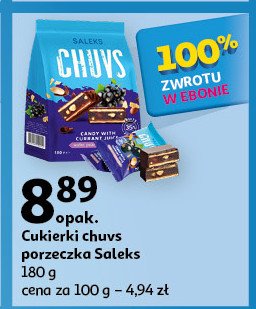 Cukierki porzeczkowe Chuvs promocja