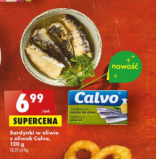 Sardynki w oliwie z oliwek Calvo promocja