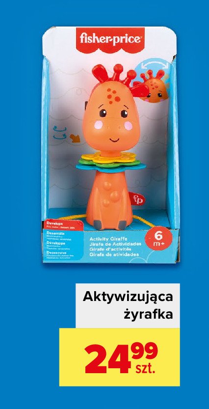 Aktywizująca żyrafka Fisher-price promocja