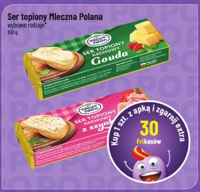 Ser topiony Mleczna Polana wybrane rodzaje promocja w POLOmarket