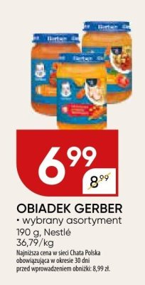 Obiadek Gerber promocja w Chata Polska