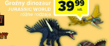 Figurka dinozaur miragaia jurassic world Mattel promocja