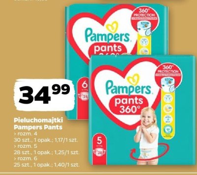 Pieluchomajtki Pants rozm. 4, 5, 6 promocja w Netto