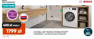 Pralka SERIE 4 WAN28113GPL promocja w Max Elektro