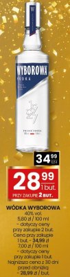 Wódka Wyborowa 40% vol. 0,5l promocja w Twój Market