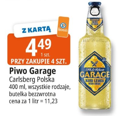 Piwo Garage Carlsberg Polska promocja w Leclerc