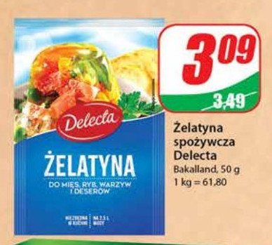 Żelatyna spożywcza Delecta promocja