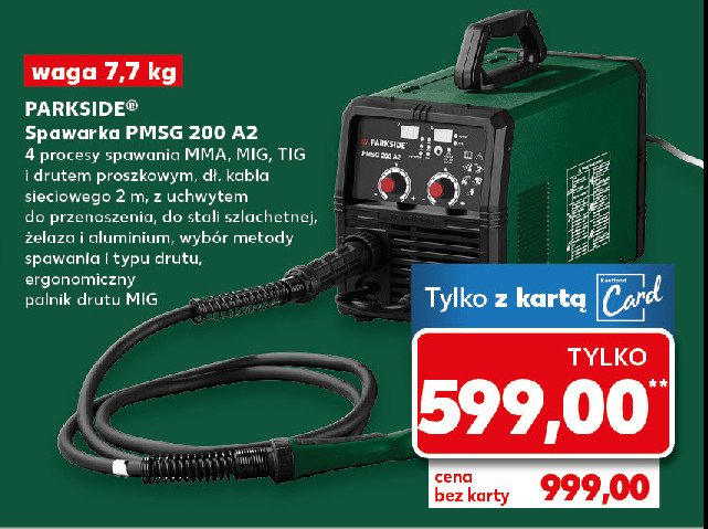 Spawarka pmsg 200 a2 Parkside promocja w Kaufland