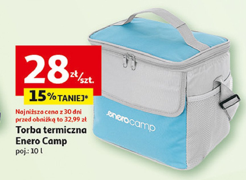 Torba termiczna 10 l Enero camp promocja w Auchan