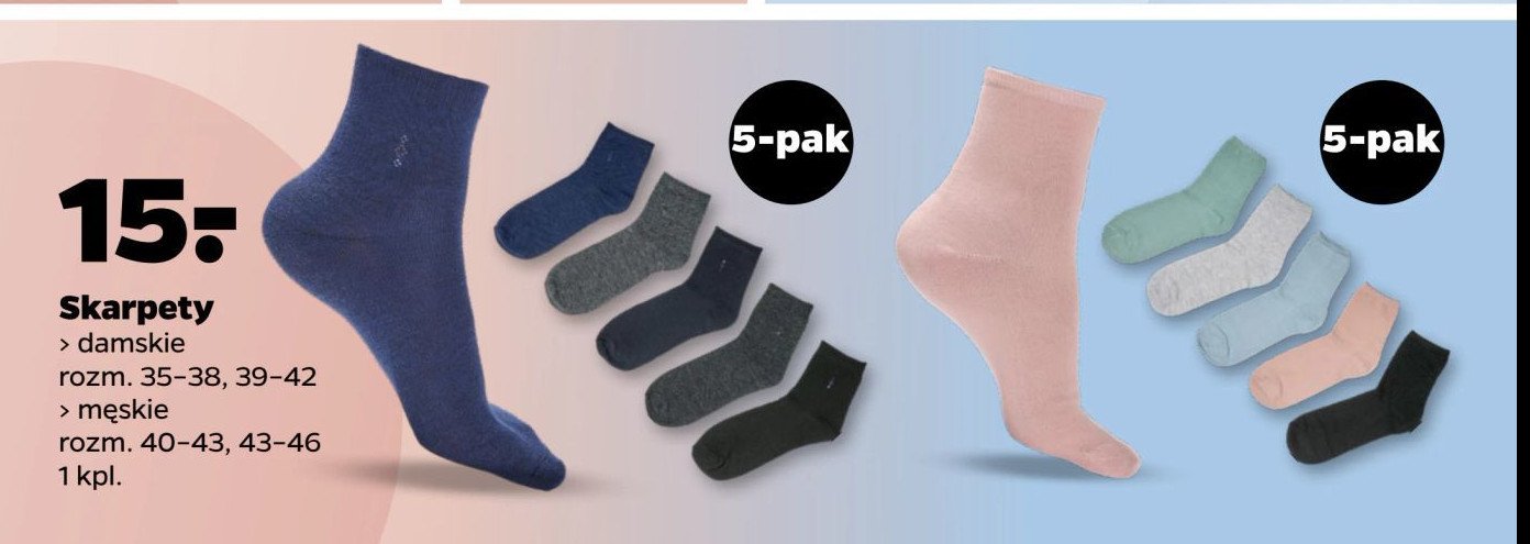 Skarpetki męskie 40-43 promocja