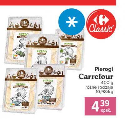 Pierogi ze szpinakiem Carrefour classic promocja