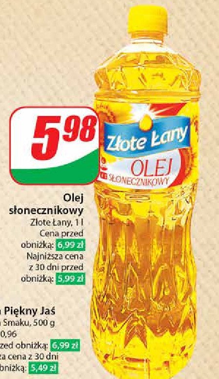 Olej słonecznikowy Złote łany (dino) promocja