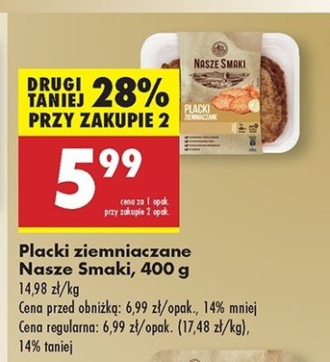 Placki ziemniaczane Nasze smaki promocja