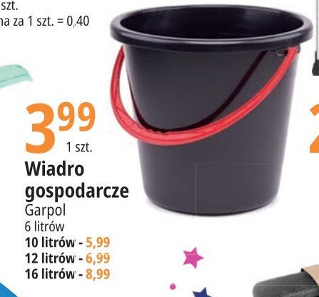 Wiadro 6 l Garpol promocja