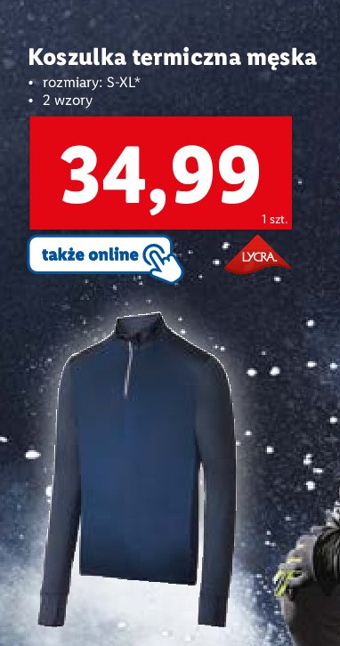 Koszulka termiczna męska promocja w Lidl