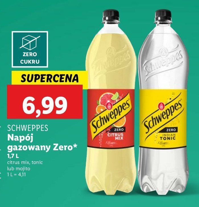 Nap贸j citrus mix zero Schweppes promocja