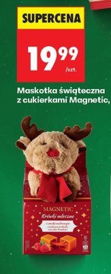 Maskotka świąteczna z cukierkami  promocja w Biedronka