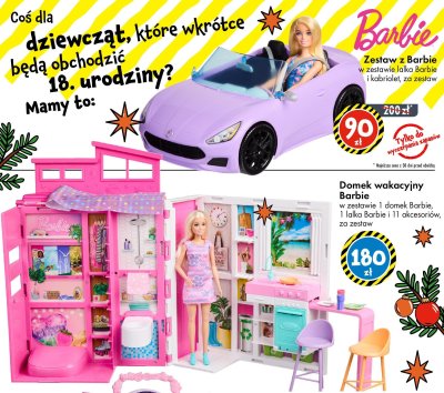 Domek wakacyjny Barbie promocja w Tedi