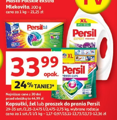 Kapsułki, żel lub proszek do prania Persil promocja w Auchan