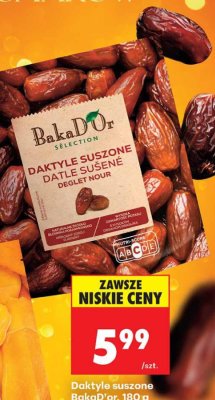Daktyle suszone BakaD'Or promocja w Biedronka