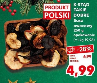 Susz owocowy  promocja w Kaufland