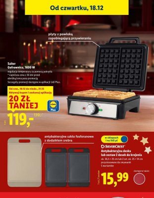 Antybakteryjna deska lub zestaw 2 desek do krojenia SilverCrest promocja w Lidl