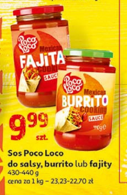 Sos fajita Poco loco promocja