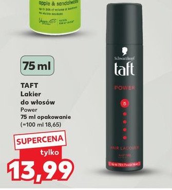 Lakier do włosów Taft power promocja w Kaufland