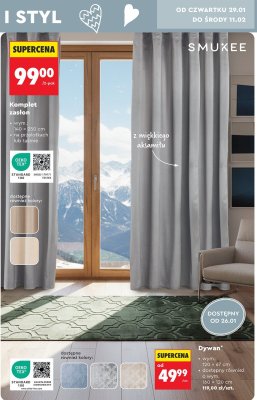 Dywan promocja w Biedronka