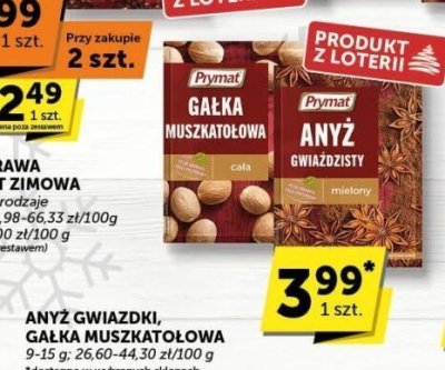 Anyż gwiazdki Prymat promocja w Groszek
