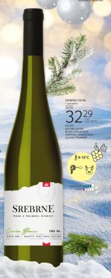 Wino Srebrne Solaris, Seyval Blanc, Johanniter, Hibernal, Chardonnay, Gewurztraminer 750ml promocja w Selgros