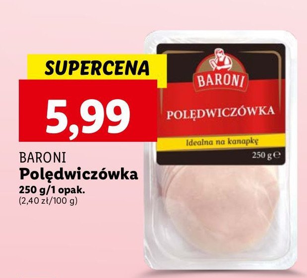 Polędwiczówka Baroni promocja