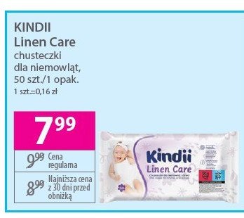 Chusteczki wilgotne linen care Cleanic kindii promocja