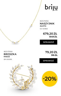 Broszka miedź promocja w Briju