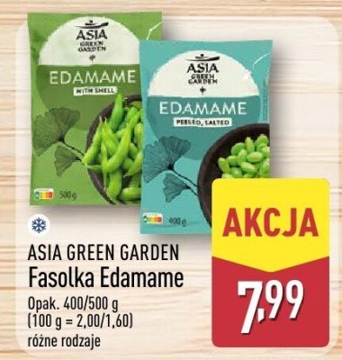 Fasolka edamame Asia green garden promocja w Aldi
