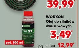 Olej do silników dwusuwowych Worxon promocja w Kaufland