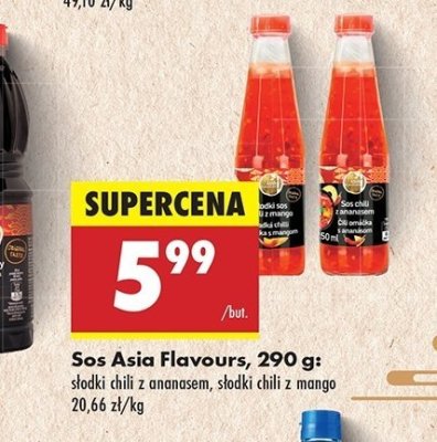 Sos słodki chilli z mango Asia flavours promocja