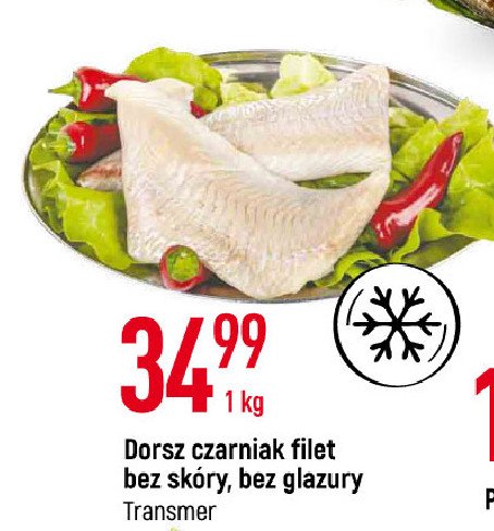 Dorsz czarniak filet bez skóry TRANSMER promocja