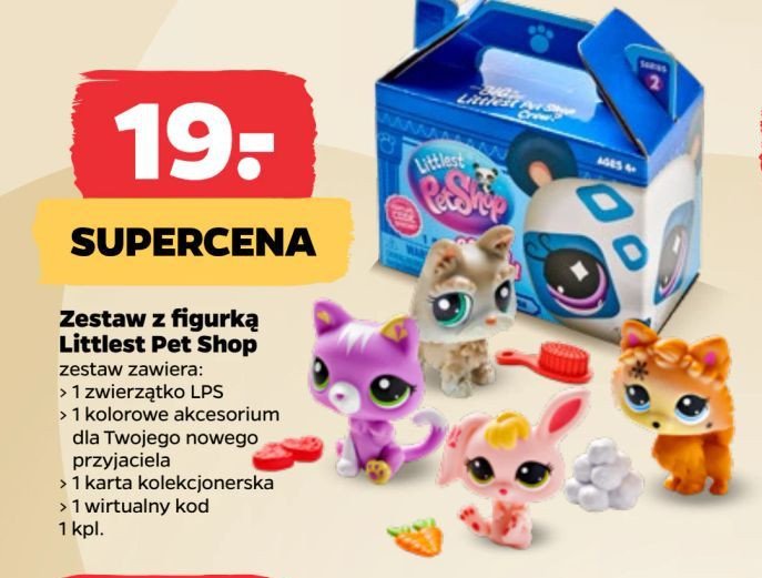 Maskotka w kartoniku Littlest pet shop promocja w Netto