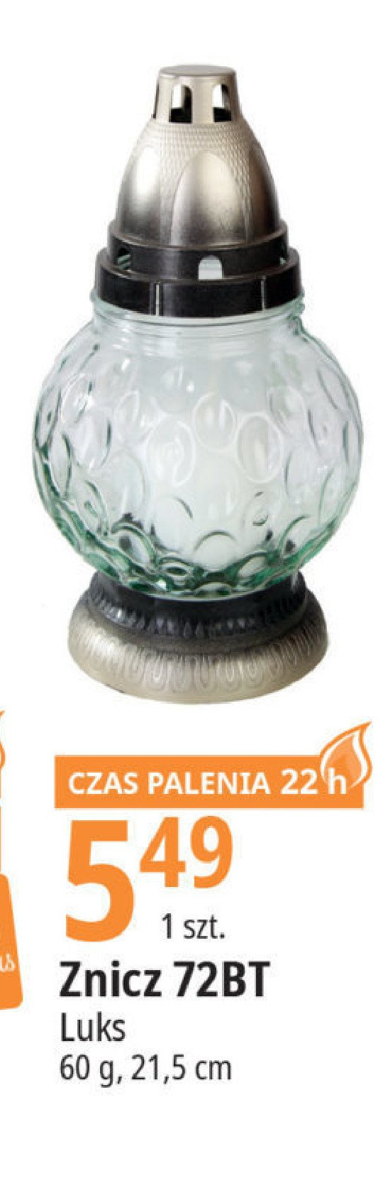 Znicz kulka ma艂a 72bt Luks promocja