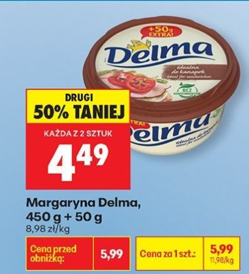 Margaryna Delma promocja w Biedronka
