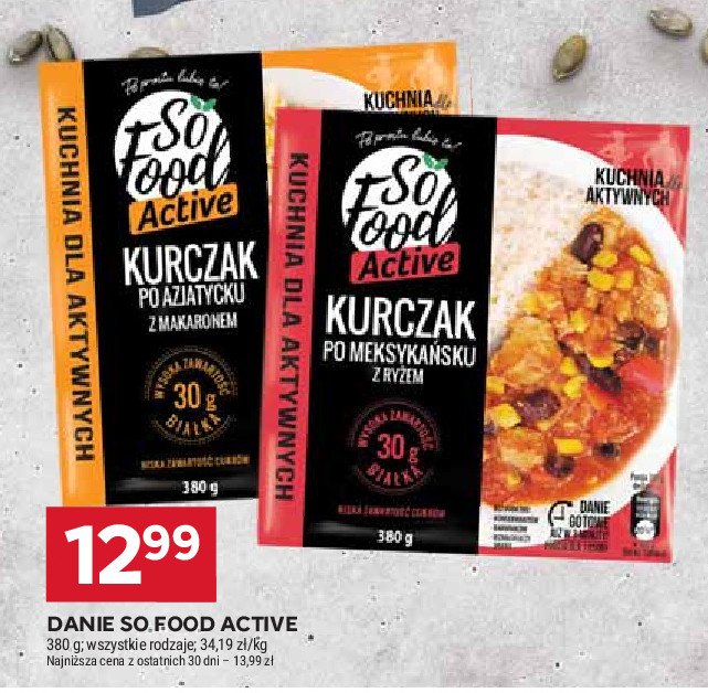 Kurczak po meksykańsku z ryżem So food promocja w Stokrotka