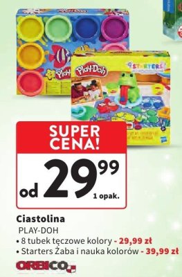Ciastolina PLAY-DOH 8 tubek tęczowe kolory promocja w Intermarche