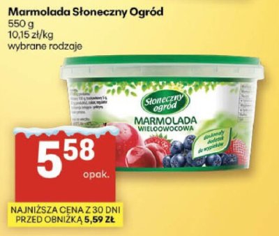 Marmolada Słoneczny Ogród 550 g promocja w Delikatesy Centrum