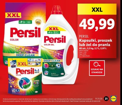 Kapsu艂ki Persil do prania 4in1 deep clean color discs promocja