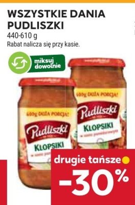 Dania Pudliszki, różne rodzaje promocja w Stokrotka